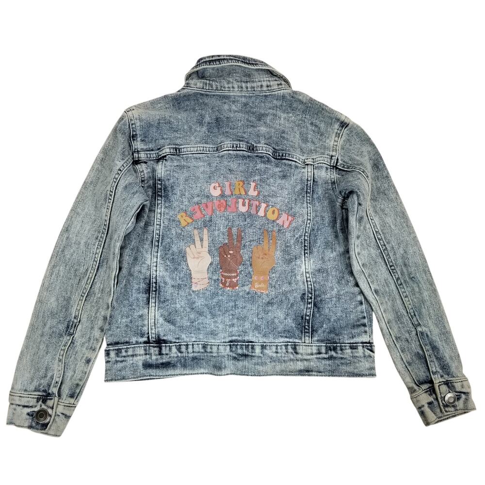 Barbie Little Girl Revolution Jean Denim Jacket Blue Size M / 7-8